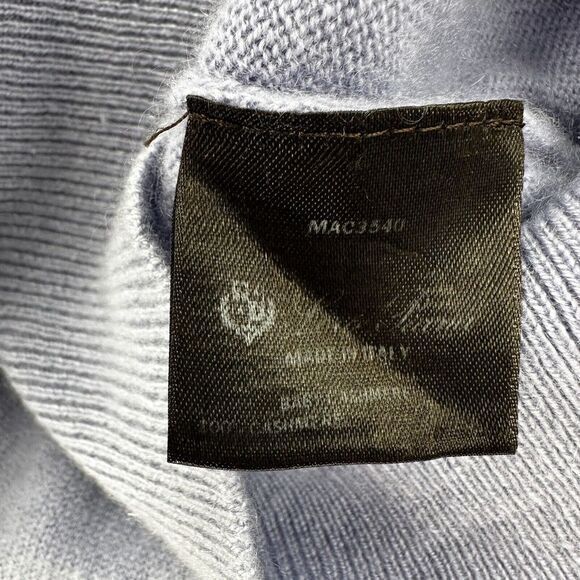 Loro Piana 100% Baby Cashmere Sweater Mens‎ 50IT MED Long Sleeve V Neck Purple - Picture 8 of 14